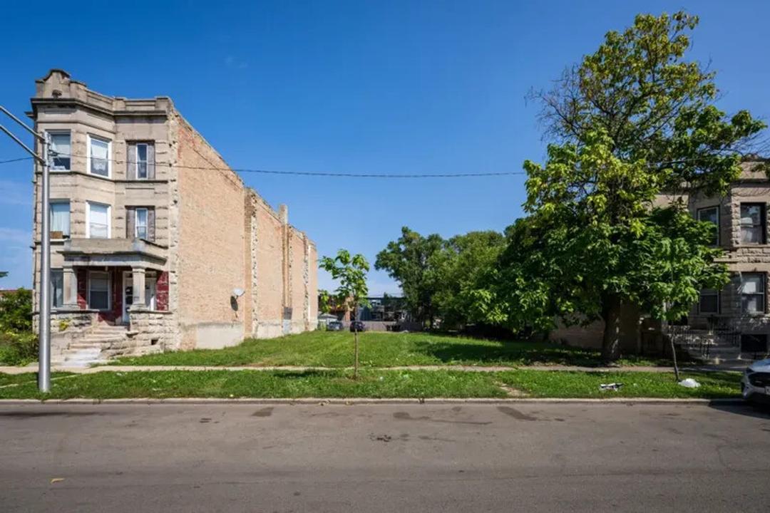 Vacant lot — feasibility render before breaking ground — before