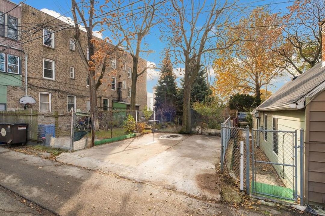 Vacant lot — exterior concept from site photo — before