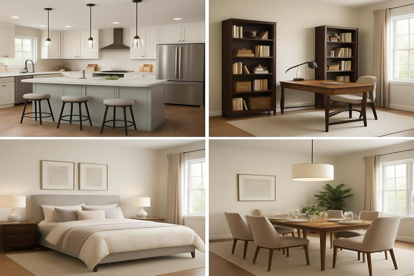 Room-Specific Staging: Different spaces require tailored approaches to showcase their full potential and functionality.