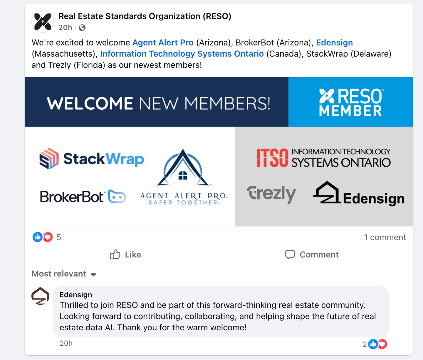 reso welcome
