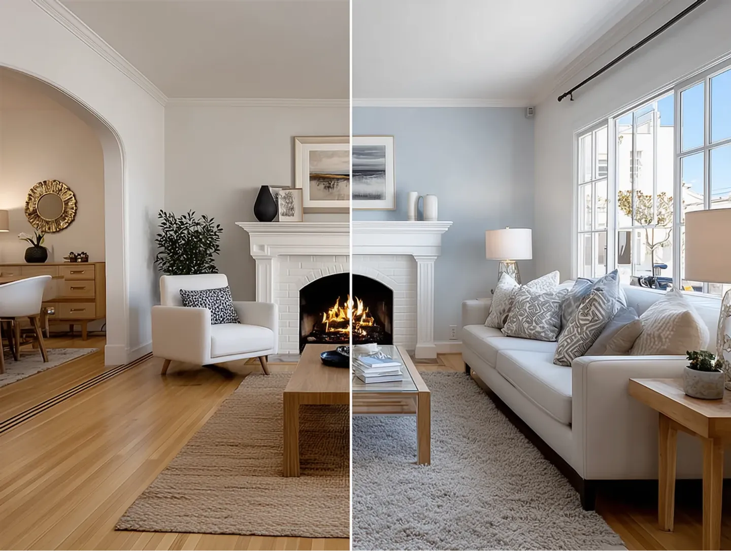 AI Virtual Staging Example